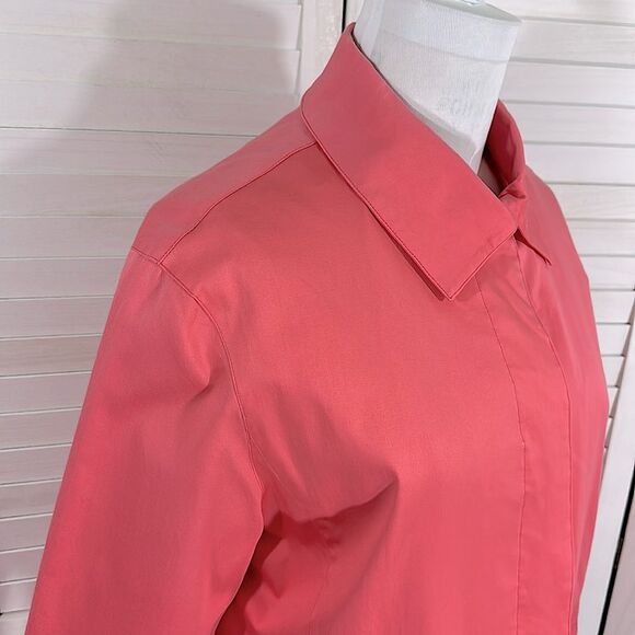 JL Studio Trench Overcoat Size X (14) Spring Coral NWOT - Picture 8 of 12